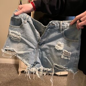 LOT of LARGE jean shorts